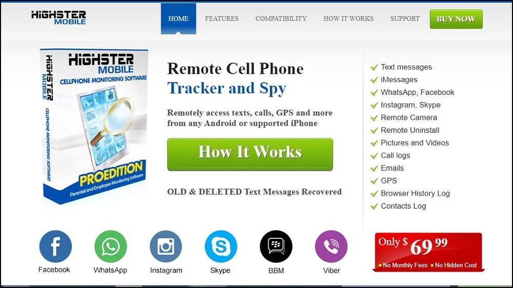 Highster Mobile Cell Phone Tracker and Spy