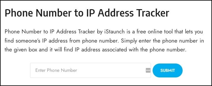 iStaunch IP Address tracker