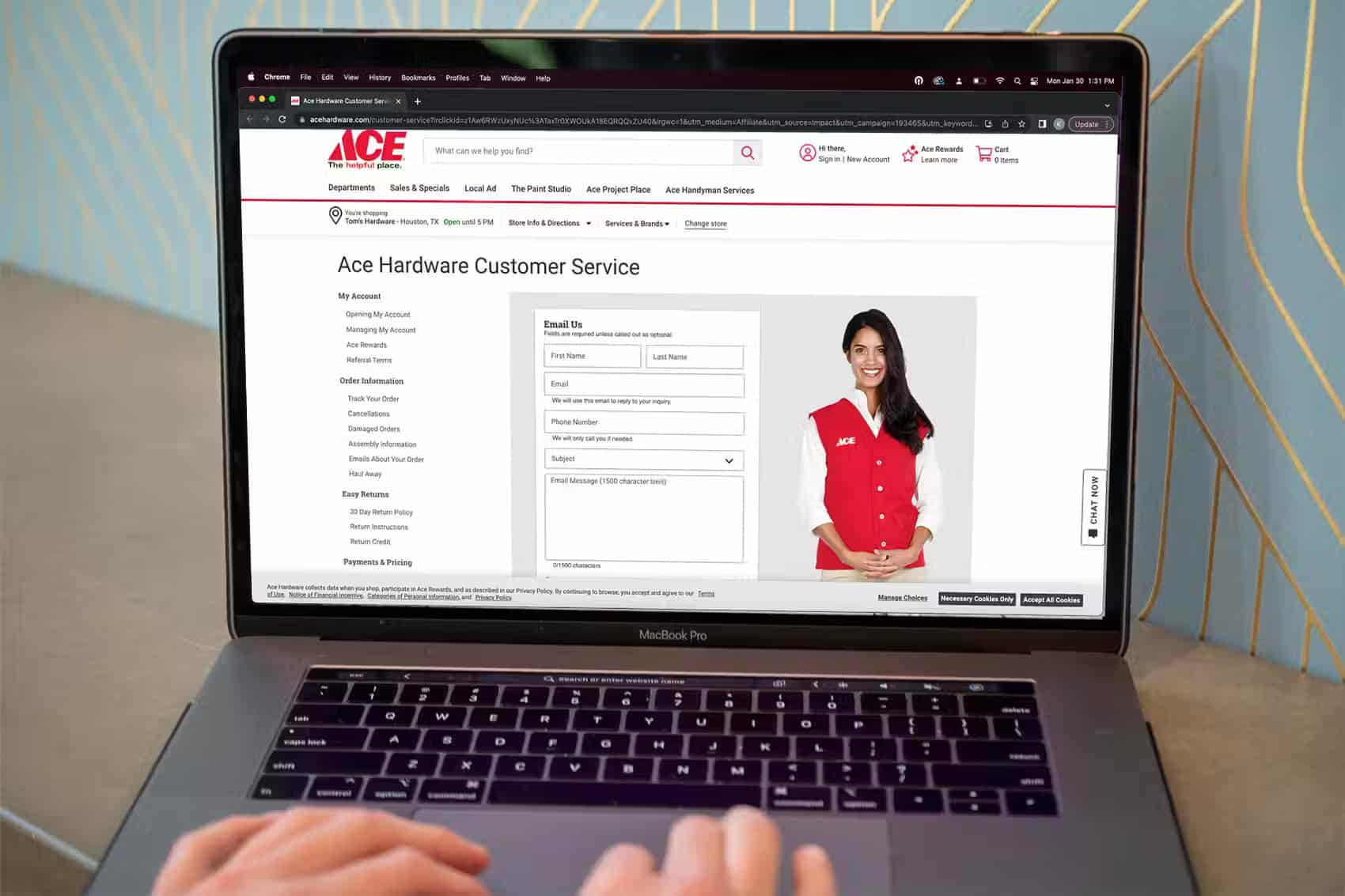 How to return Ace Hardware products