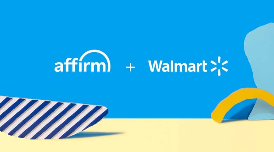Who is Walmart's official financing partner