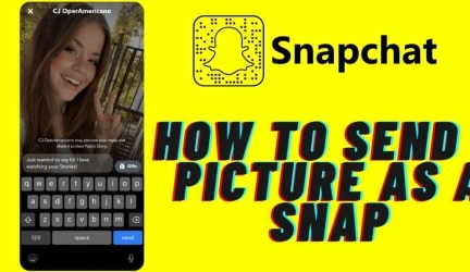 How to Send a Picture As a Snap? (With 3 Easy Ways!)
