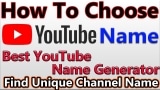 Best YouTube Channel Name Generator of 2022
